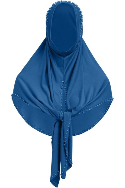 Hophor ODIZLI Muslim Hijab Solid Color Beaded Arab Hijab Women Hijab Beaded S...