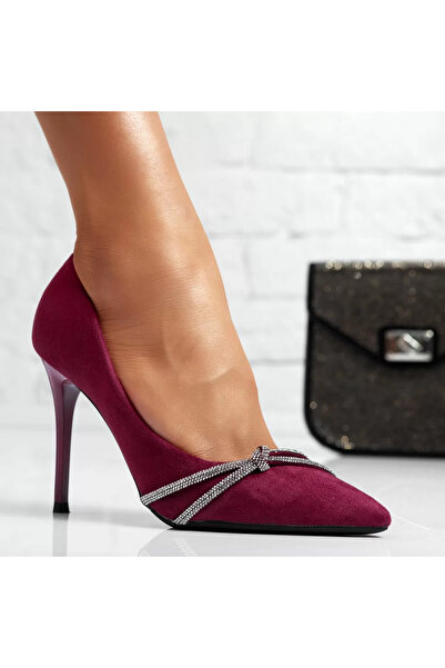 Zaira Дамски обувки с токчета Iustin Purple #14106 - 39