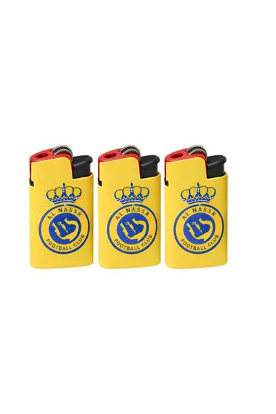 Generic Elnasr Lighter With Al Nassr Club Design – Pack Of 3 Lighters