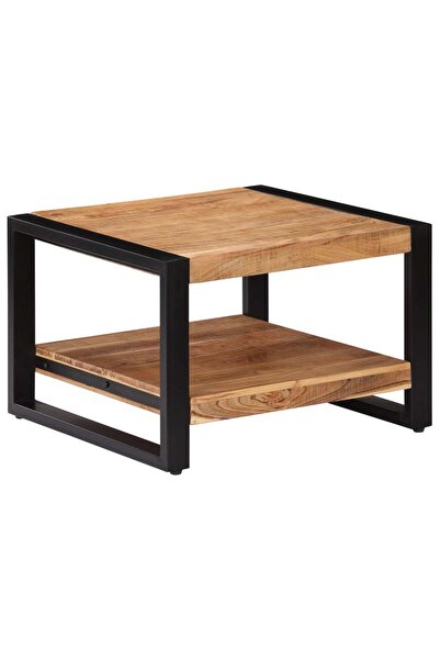 Concept Masă de cafea, 60 x 60 x 40 cm, lemn masiv de salcâm