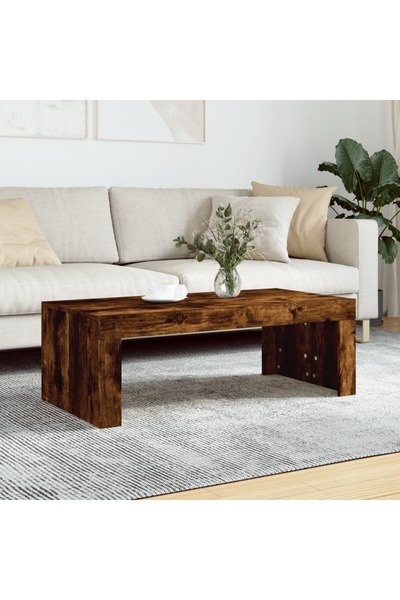 Concept Masă de cafea, stejar afumat, 102x50x36 cm, lemn prelucrat