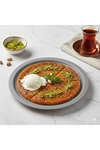 KIZILELMADA Antep Style Copper Kunefe Plate