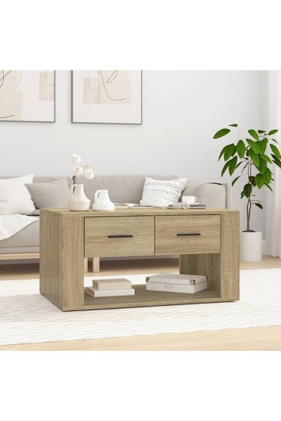 Concept Τραπεζάκι σαλονιού, δρυς sonoma, 80x50x40 εκ., επεξεργασμένο ξύλο