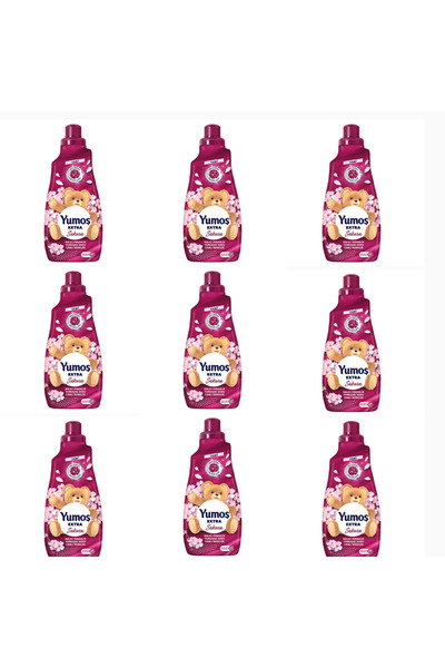 Yumoş Ekstra Konsantre Yumuşatıcı Sakura 1440 ml 60 Yıkama x 9 Adet