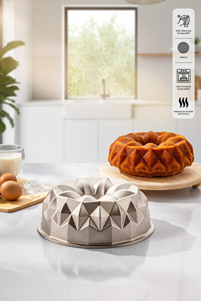 Emsan Golden Star Cast Iron Cake Mold 25 cm