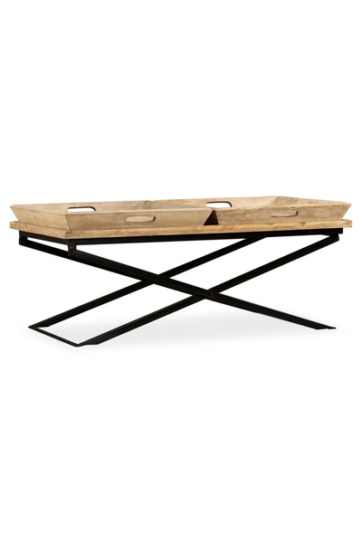 Concept Masă de cafea, lemn masiv de mango, 110x55x42 cm