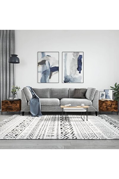 Concept Măsuțe de cafea 2 buc. stejar afumat 50x50x40 cm lemn compozit