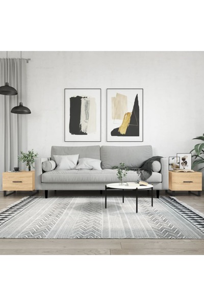 Concept Măsuțe de cafea 2 buc. stejar Sonoma 50x50x40 cm lemn compozit