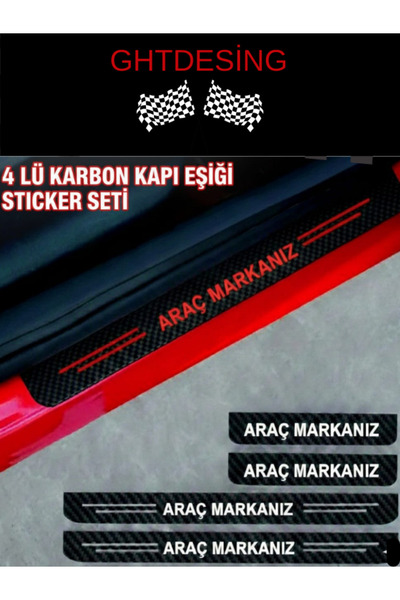 ghtDesing Renault Clio İçin özel yeni uyumlu Aksesuar Oto Kapı Eşiği özel yen...