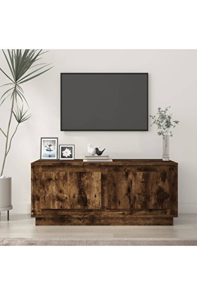 Concept Τραπεζάκι σαλονιού, καπνιστή δρυς, 102x50x44 εκ., επεξεργασμένο ξύλο