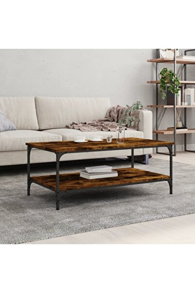 Concept Masă de cafea, stejar afumat, 100x55x40 cm, lemn prelucrat