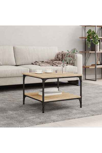 Concept Τραπεζάκι σαλονιού, δρυς sonoma, 55x55x40 εκ., επεξεργασμένο ξύλο