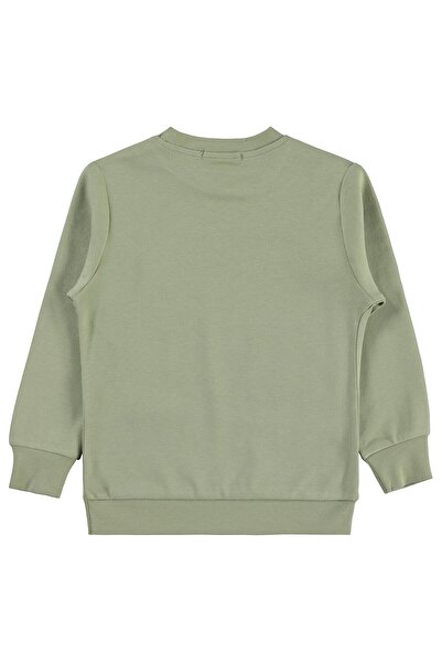 Civil Boys Hanorac cu imprimeu camion pentru copii 2-5 ani Km - Kaki 5-6 ani