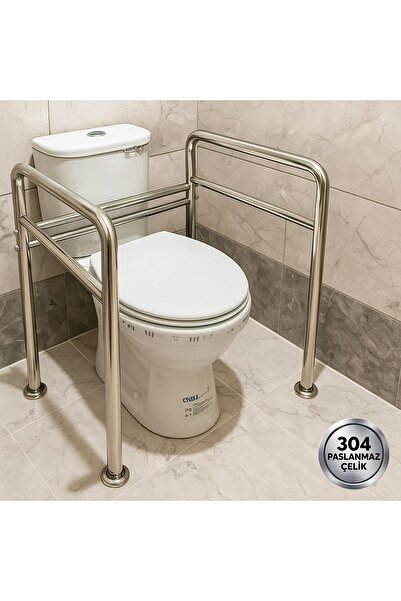 dekosan Engelli Yaşlı ve Kısa Boylu Olanlar İçin Çift Destekli Klozet Tutunma...