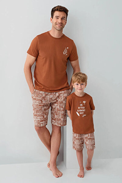 Arnetta Father & Son Shorts Set, (Sold Separately), 100% Cotton, Short Sleeve...