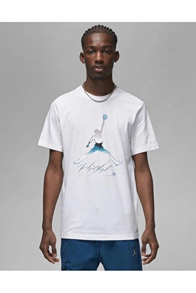 JORDAN Tricou cu logo Jumpman pastel și text „Flight”
