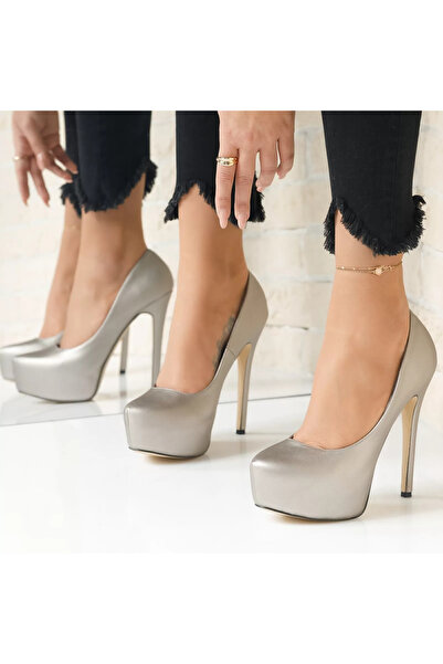 Zaira Women's Heeled Shoes Emma Grey #3826M - 39