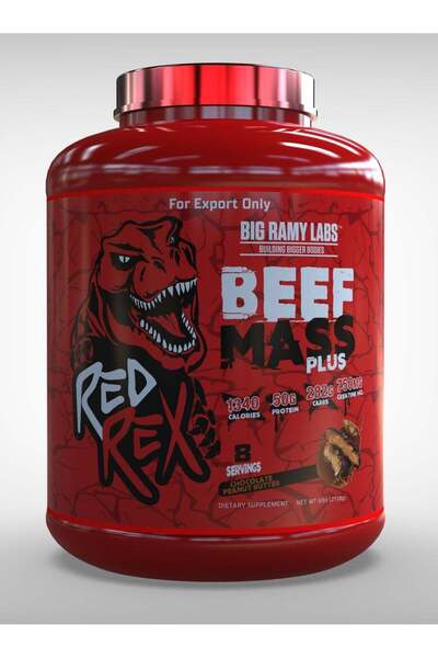 BIG RAMY LABS REDREX - Beef Mass Plus - Chocolate Peanut Butter- 6Lb - 8 serving