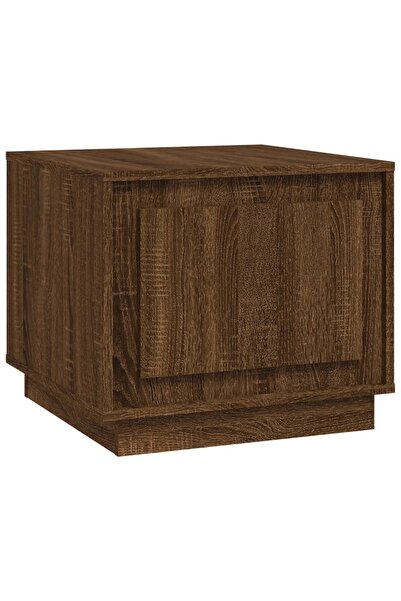 vidaxl Τραπεζάκι Σαλονιού Καφέ Δρυς 51x50x44 εκ. Επ. Ξύλο819875