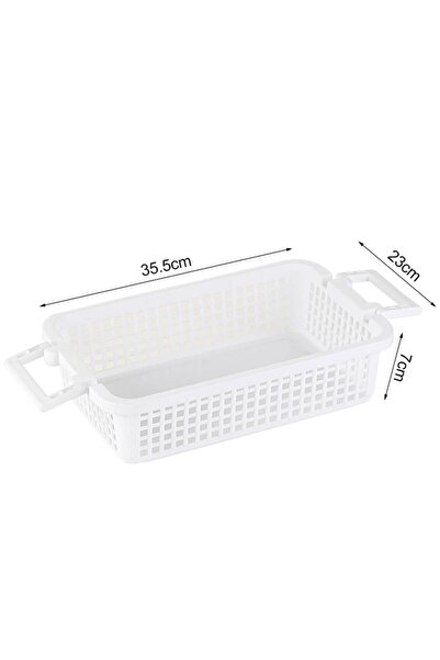 Thirty Three Design Storage box without lid, with 2 adjustable handles, white...
