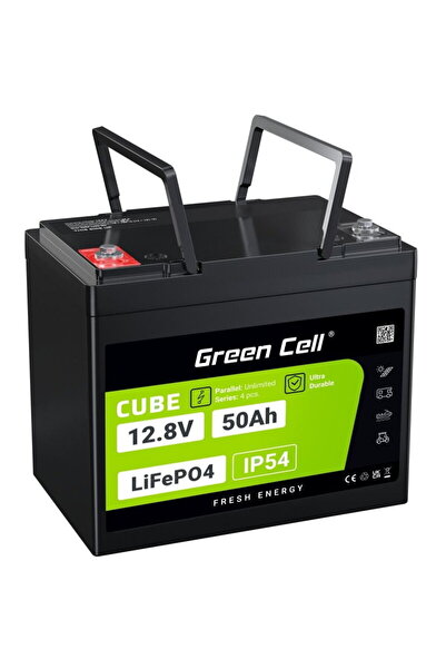 Greencell Green Cell LFPGC12V50AH UPS battery Lithium Iron Phosphate (LiFePO4...