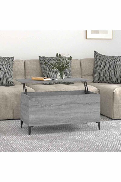 Concept Masă de cafea, gri Sonoma, 90x44,5x45 cm, lemn compozit