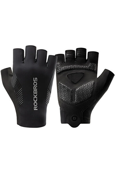 ROCKBROS mănuși de ciclism primăvară/vară/toamnă, degete scurte, mărime: S - ...