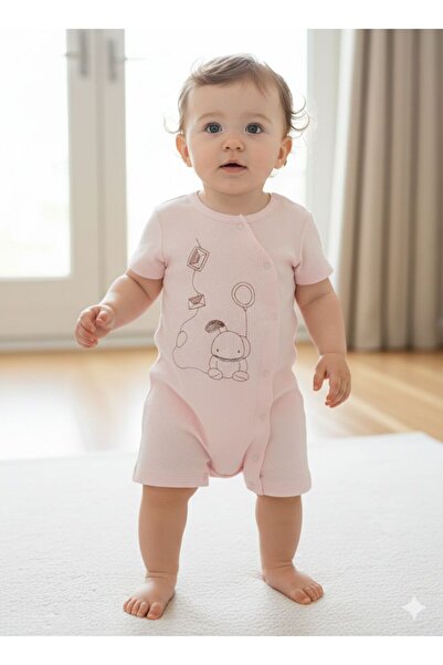 Efemkids 3/9 Months Baby Rompers Short Comfortable Flexible Newborn Baby Romp...