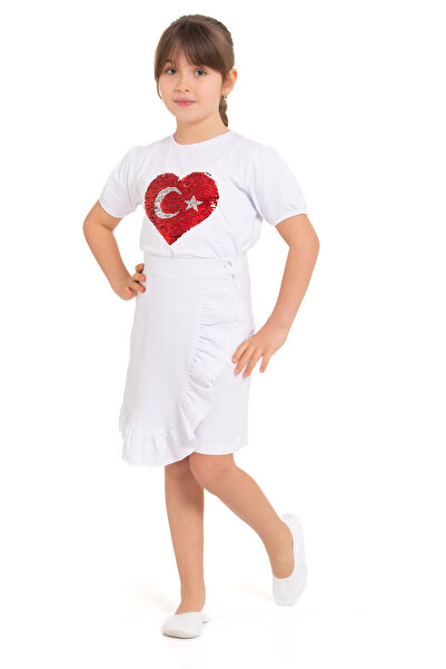 redbug kids Fustă scurtă cu volane pentru fete 23 aprilie