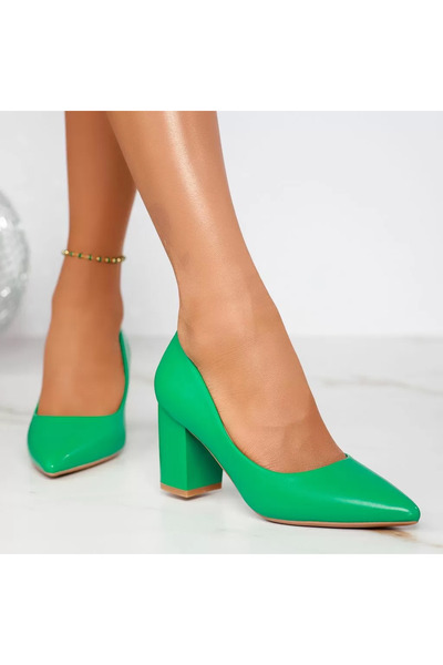 Zaira Women's Heeled Shoes Anca Green #12353 - 40