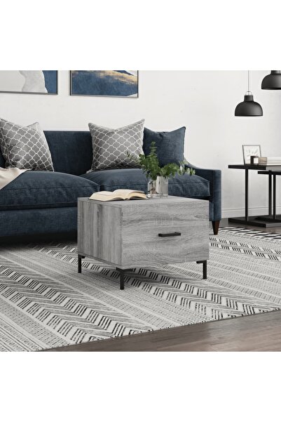 Concept Τραπεζάκι σαλονιού, γκρι sonoma, 50x50x40 εκ., επεξεργασμένο ξύλο