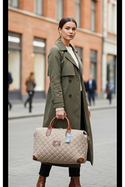 eflanmoda Miami Polo Quilted Pattern Unisex Travel Bag Dimensions Width 45 cm...