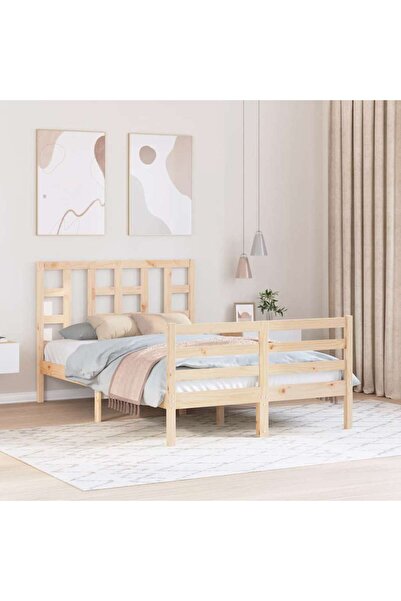 Concept Cadru de pat cu tăblie, 120x200 cm, lemn masiv