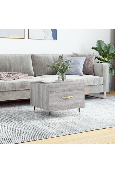 Concept Τραπεζάκι σαλονιού, γκρι sonoma, 50x50x40 εκ., επεξεργασμένο ξύλο