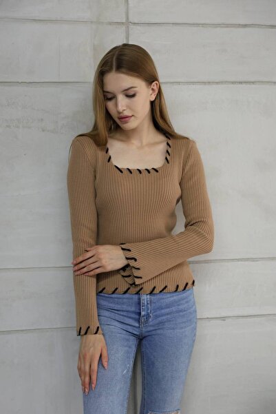 Mintaş Square neck bodysuit