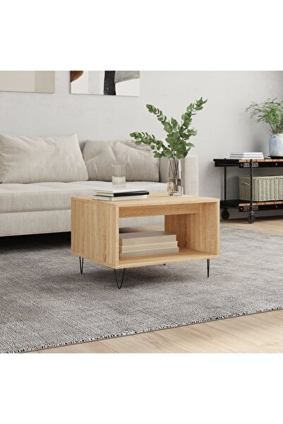 Concept Masă de cafea, stejar Sonoma, 60x50x40 cm, lemn prelucrat