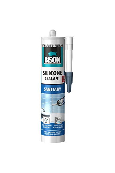 Bison Silicon sanitar, 280 ml, antracit