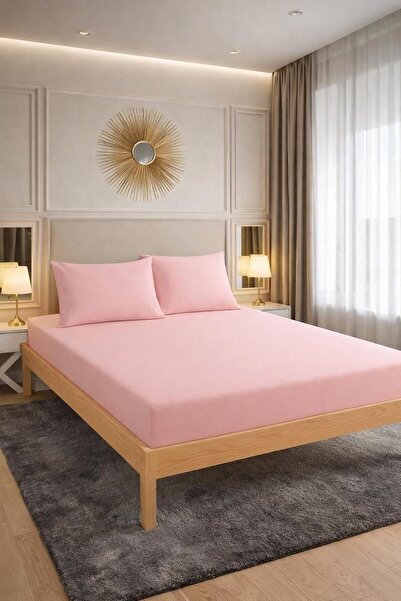 OZNHOME طقم ملاءات سرير مطاطية 100% قطن، متوفر بأحجام فردية/مزدوجة/كبيرة