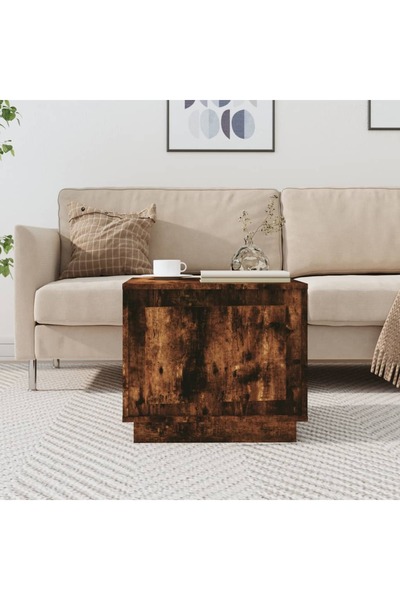 Concept Masă de cafea, stejar afumat, 51x50x44 cm, lemn prelucrat