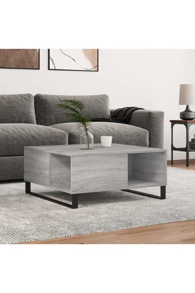 Concept Τραπεζάκι σαλονιού, γκρι sonoma, 80x80x36,5 εκ., επεξεργασμένο ξύλο