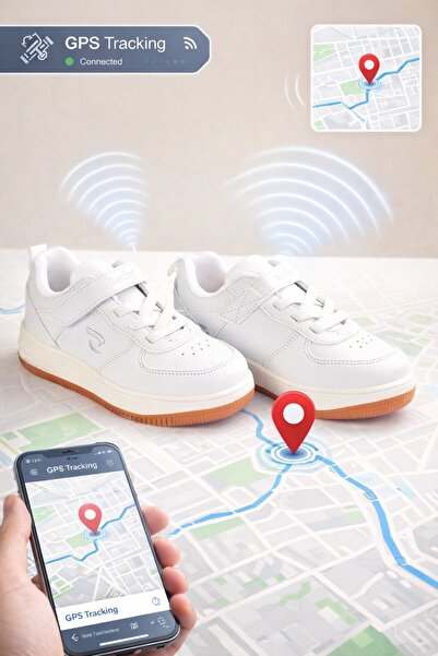 minibonito Pantofi sport GPS pentru copii, cu dispozitiv de urmărire GPS, pen...