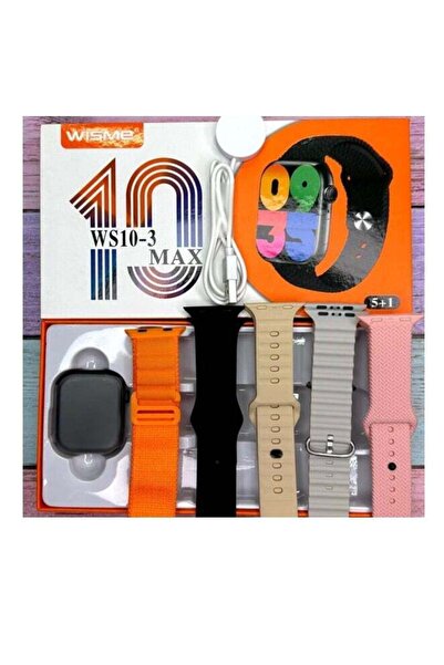 WISME Smart Watch WS10-3 Max | 5 in 1 Strap Set, Fitness Tracking and Health ...