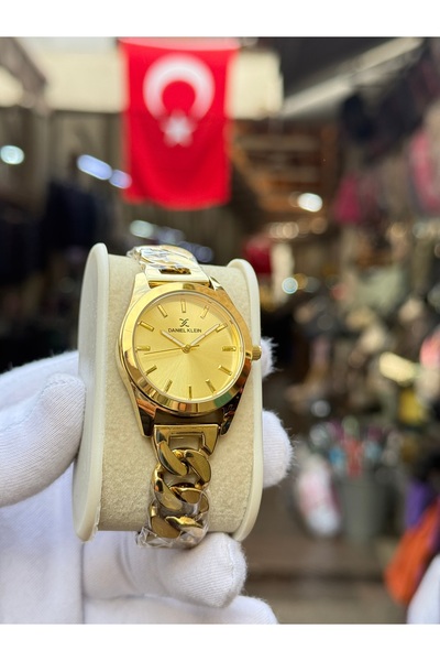 Daniel Klein Danil Klein Kadın Kol Saat Günlük Kulanıma Uygun Altın Sarısı Ka...