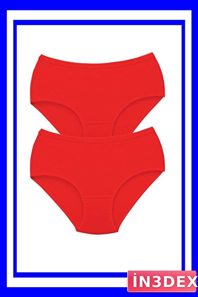 İN3DEX Women's High Waist Bato Panties 2-Pack Thick Elastic