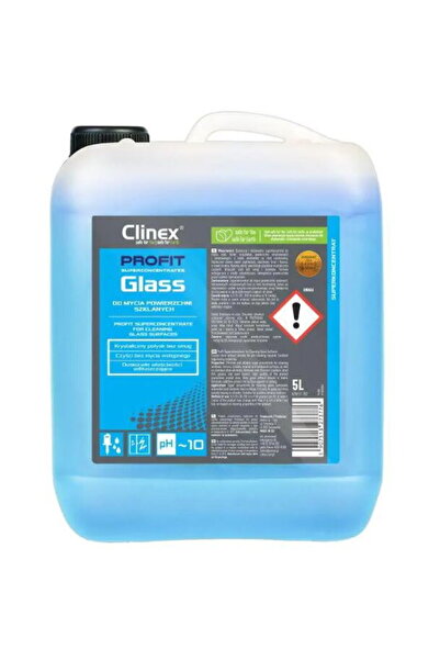 Clinex PROFIT Glass, 5 litri, soluție superconcentrată pentru curățarea supra...