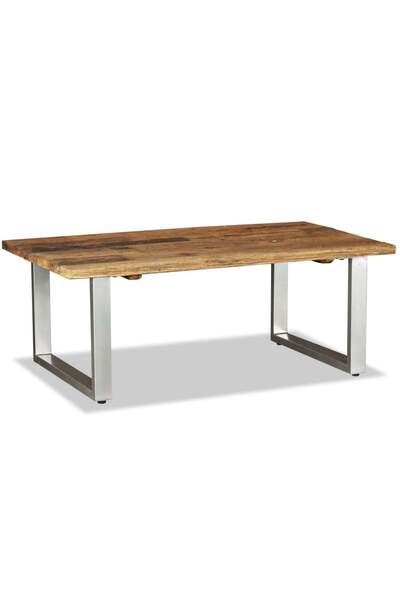 Concept Τραπεζάκι σαλονιού, 100 x 60 x 38 εκ., από μασίφ ανακυκλωμένο ξύλο