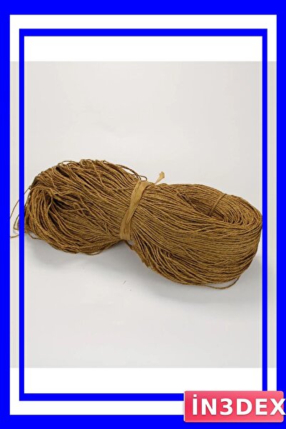 İN3DEX مادة حبال ورقية ملونة بلون التان للحياكة 550-600 جرام