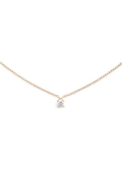 Daniel Wellington Mirelle Solitaire Necklace Rose Gold