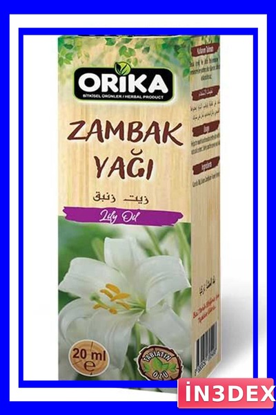 İN3DEX زيت الزنبق الطبيعي 20 مل منتج للعناية بالأعشاب