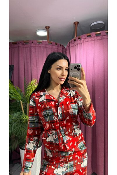 inci bayan giyim suede pajama set